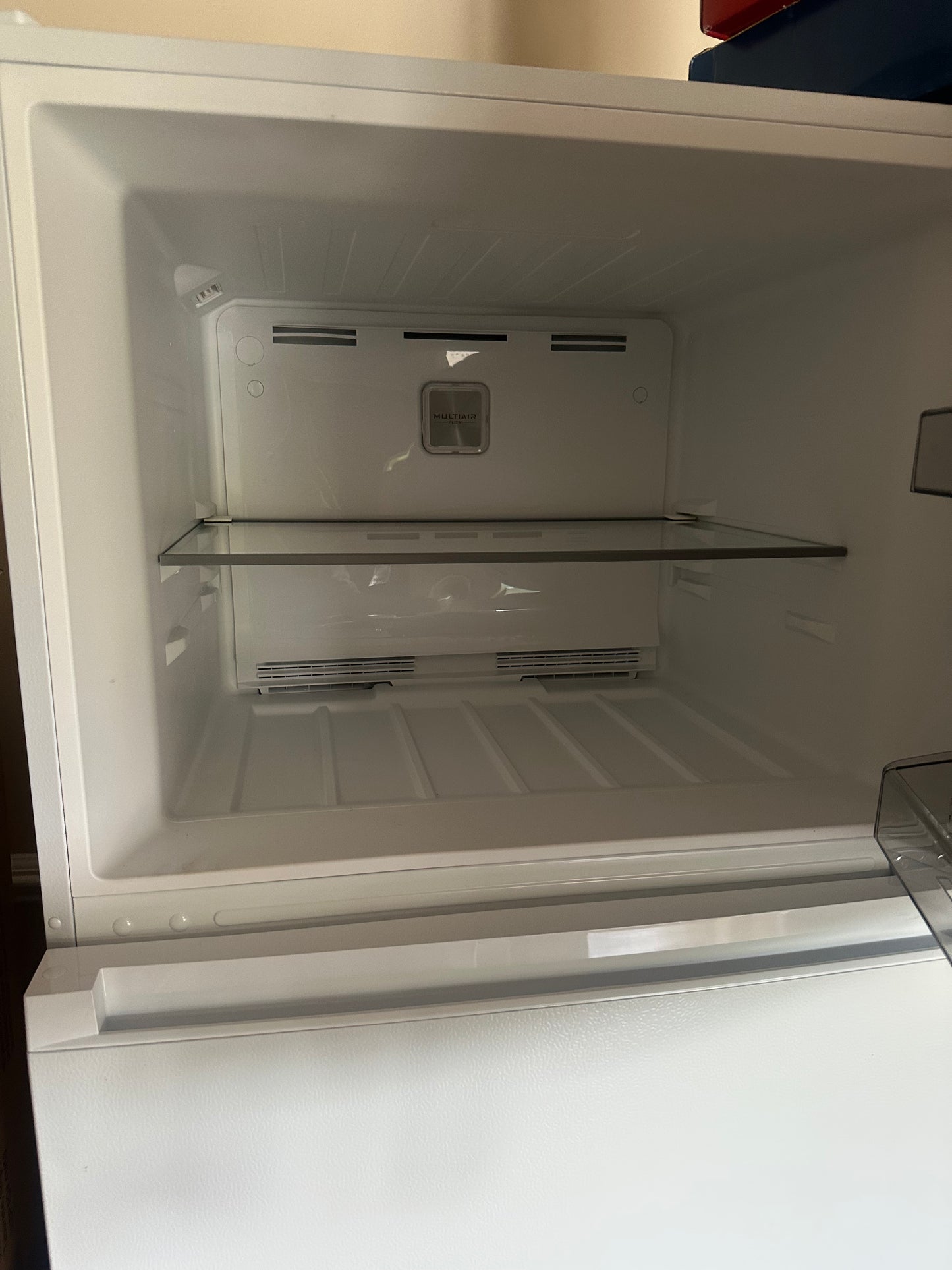 Midea 18.1 cu ft Garage Ready Full Size Fridge and Freezer (White) Energy Star