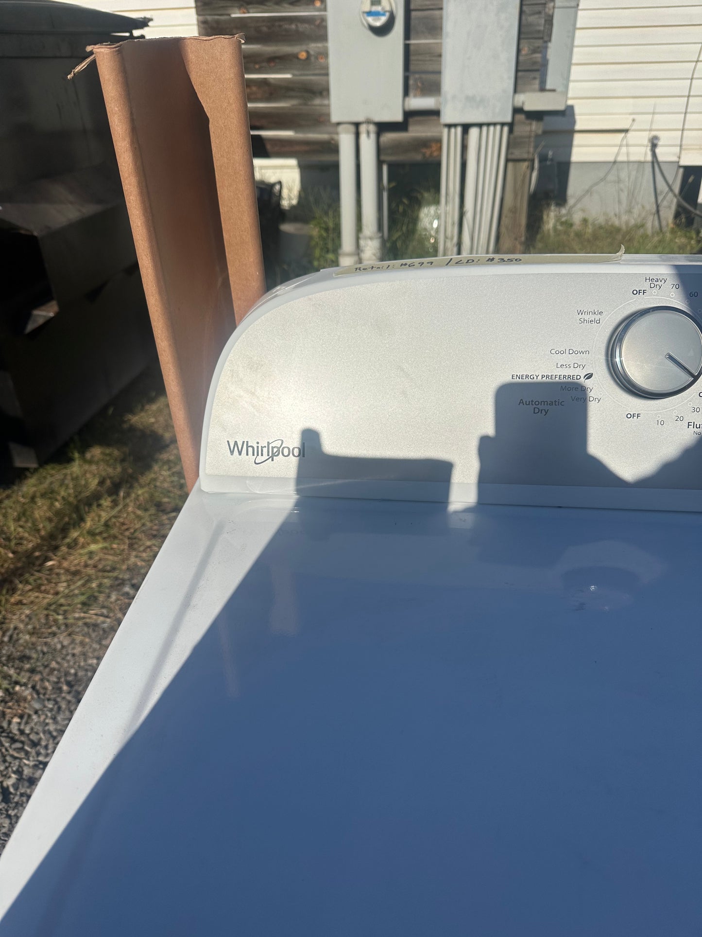 Whirlpool 7.0 cu ft Electric Dryer – Only $350!